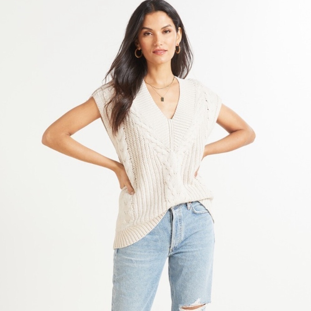 Pistols Kiran oversized v neck sweater